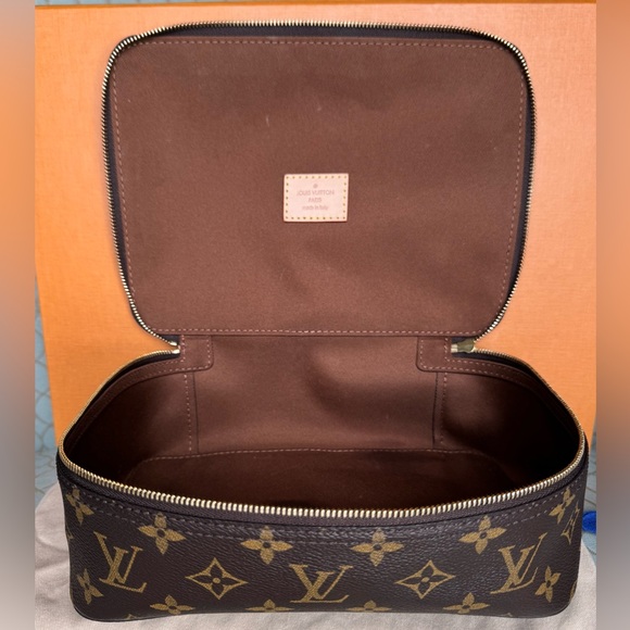 🐧 LOUIS VUITTON Packing Cube MM Cosmetic Case Organizer Monogram GHW - LIKE NEW! - Picture 5 of 9